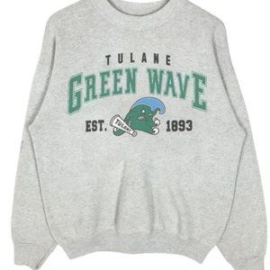 Tulane Green Wave Football Crewneck Sweatshirt 01